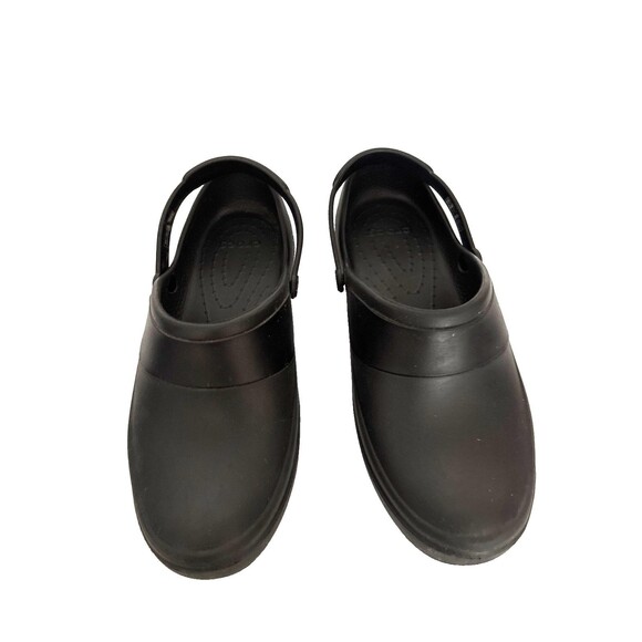 Crocs Slip on Comfort Clog Women sz 10 Blk Non-Slip Sandal Work, Cook, nurse - Picture 1 of 6
